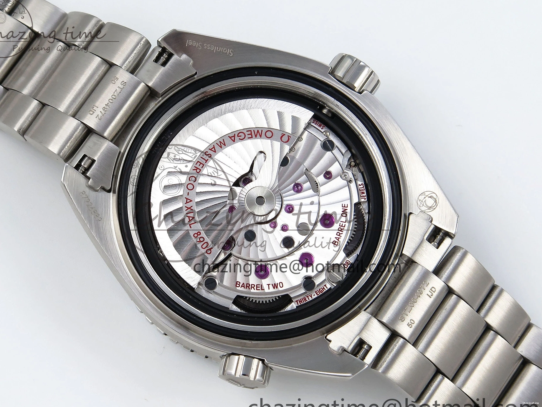 1224 Planet Ocean 600M ‘Tai Chi’ GMT 43.5mm VSF 1:1 Best Edition Black White Ceramic Bezel and Dial on SS Bracelet A8906 Super Clone Durable 7732